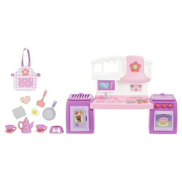 Lilly's Cook & Bake Kitchen Doll Playset by Lilly Tikes from Little Tikes NEW - Picture 7 of 8